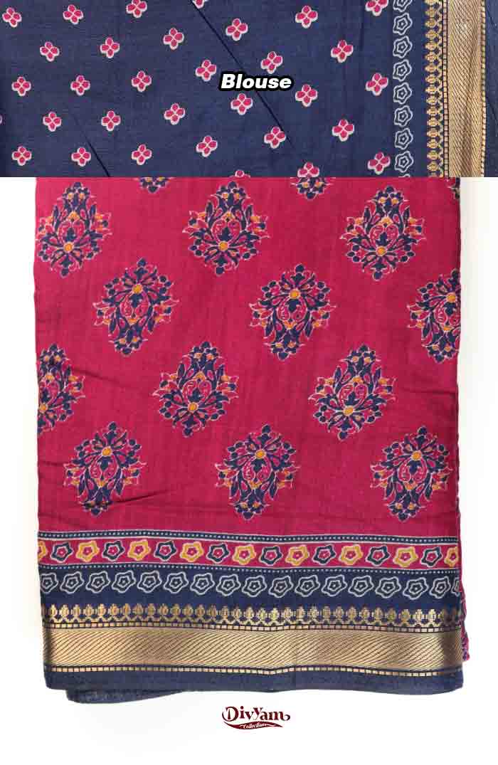 DC308 | Premium Maheshwari Silk Saree with Narayanpet Border