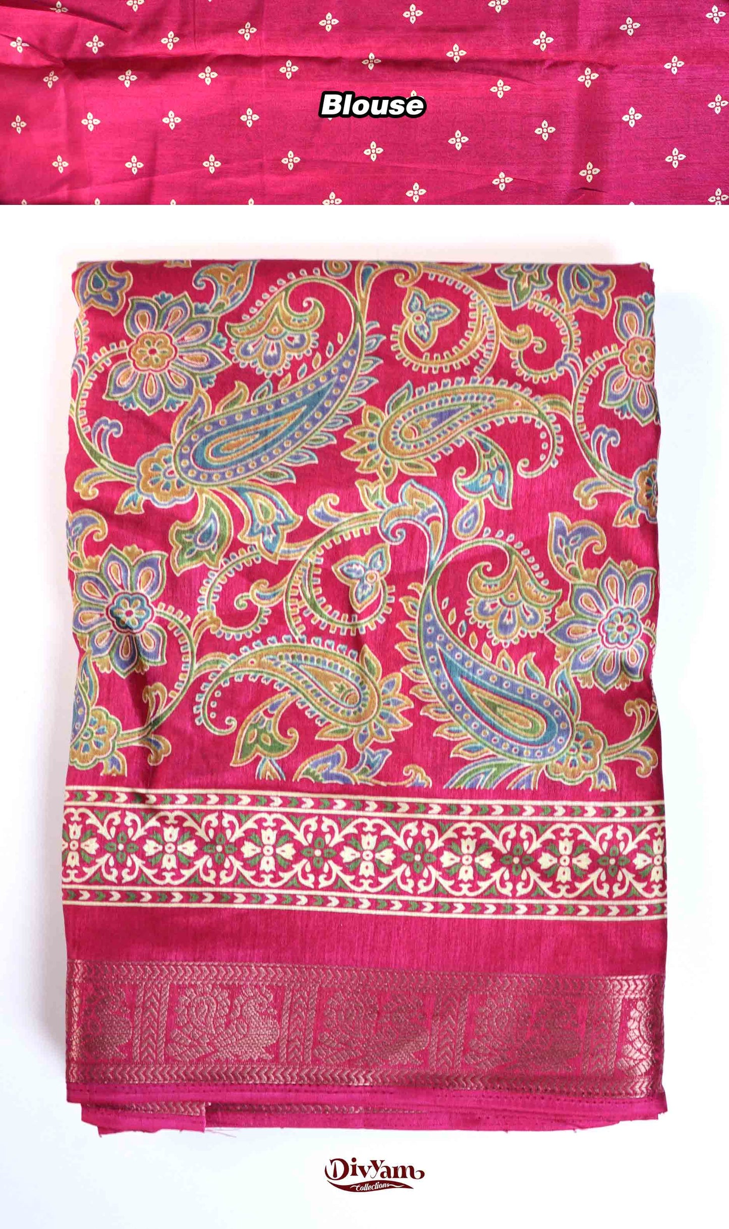 DC197 | Maheshwari Silk Mango Kalamkari Saree with Narayanpet Border