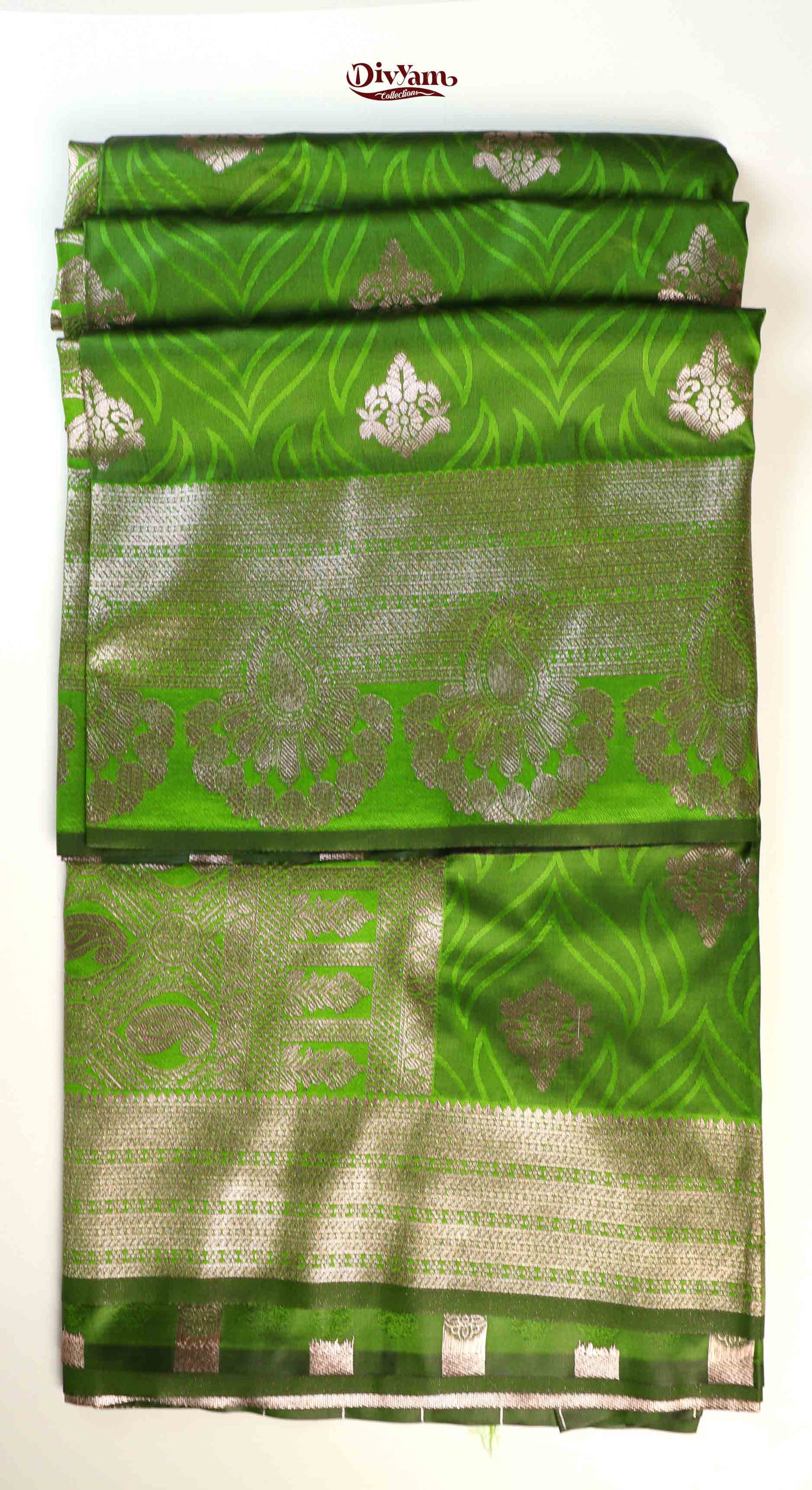 DC241 | Banarasi Pattu Soft Silk Saree with Silver Zari Weaving | Premium Ethnic Wear