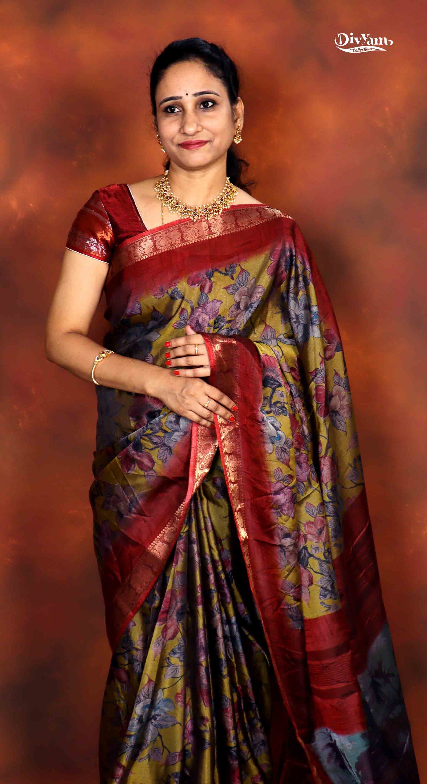 DC223 | Modal Silk Saree with Traditional Narayanpet Border
