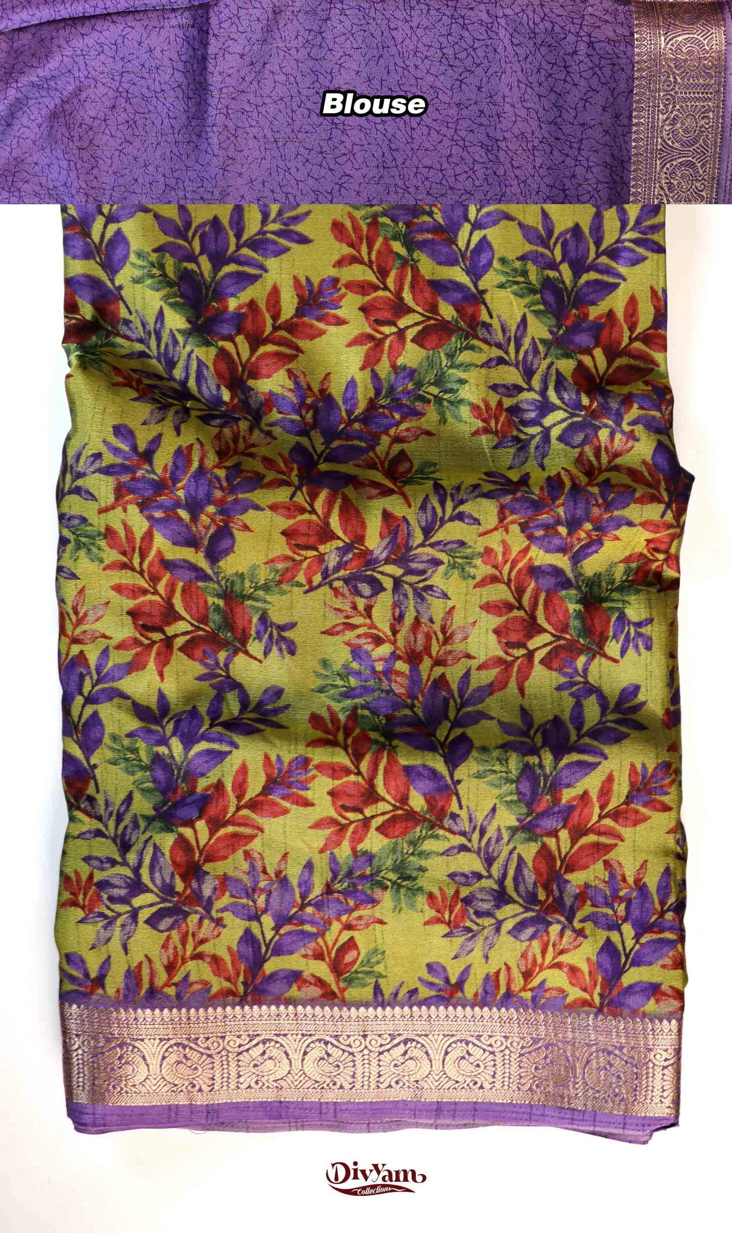 DC209 | Maheshwari Silk Saree with Elegant Floral Print