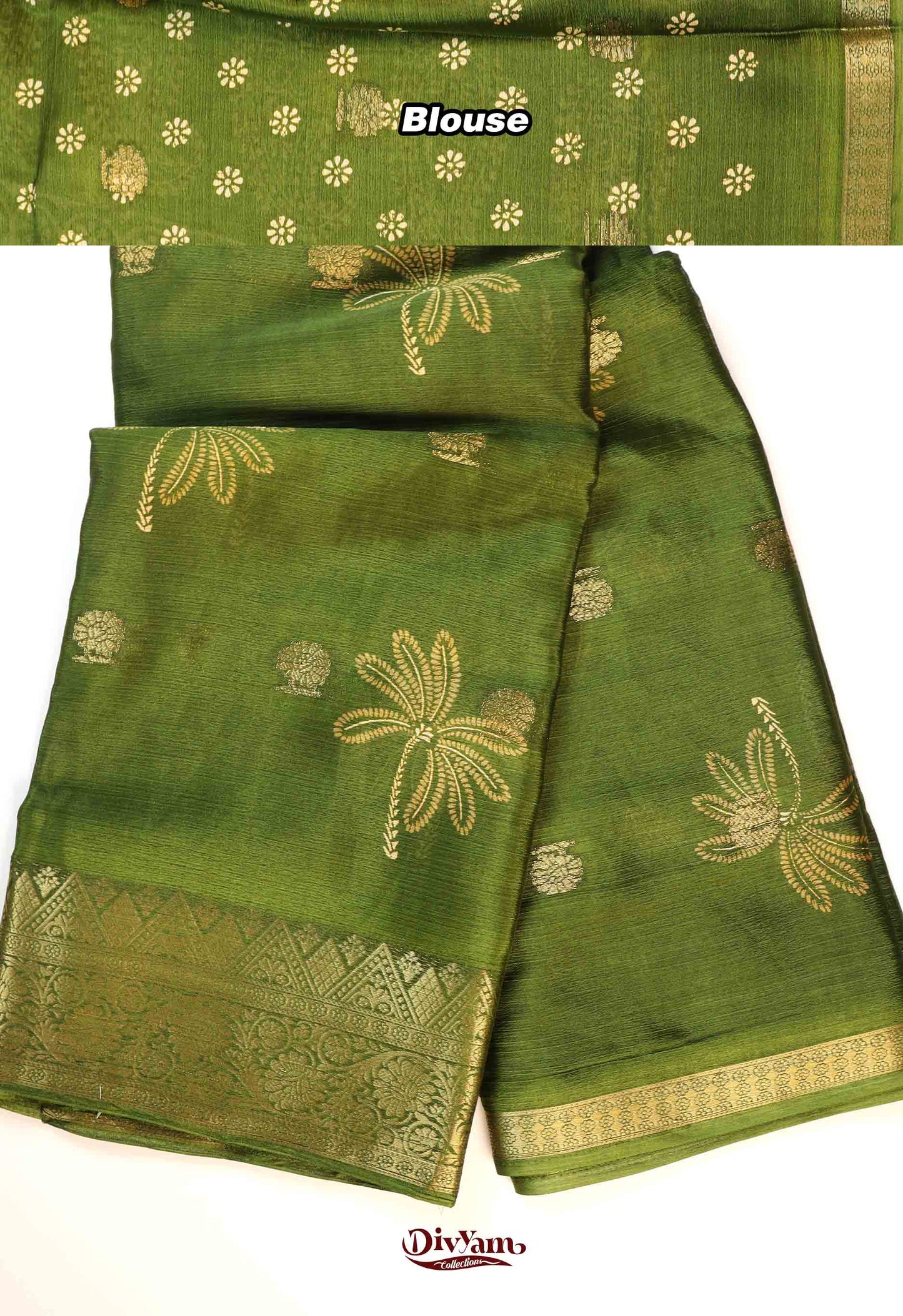 DC269 | Lightweight Chinnon Crepe Saree with Grand Kanchi-Style Zari Border