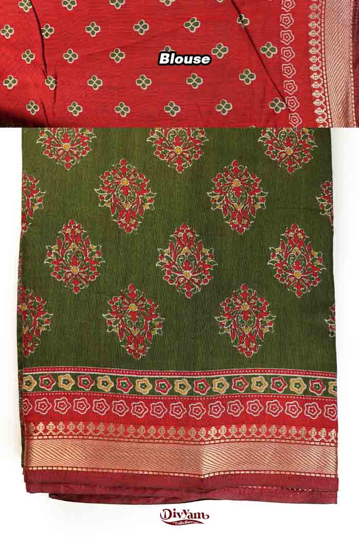 DC308 | Premium Maheshwari Silk Saree with Narayanpet Border
