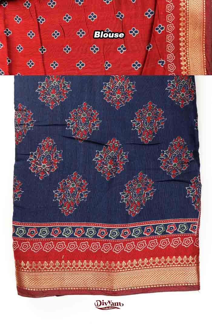 DC308 | Premium Maheshwari Silk Saree with Narayanpet Border