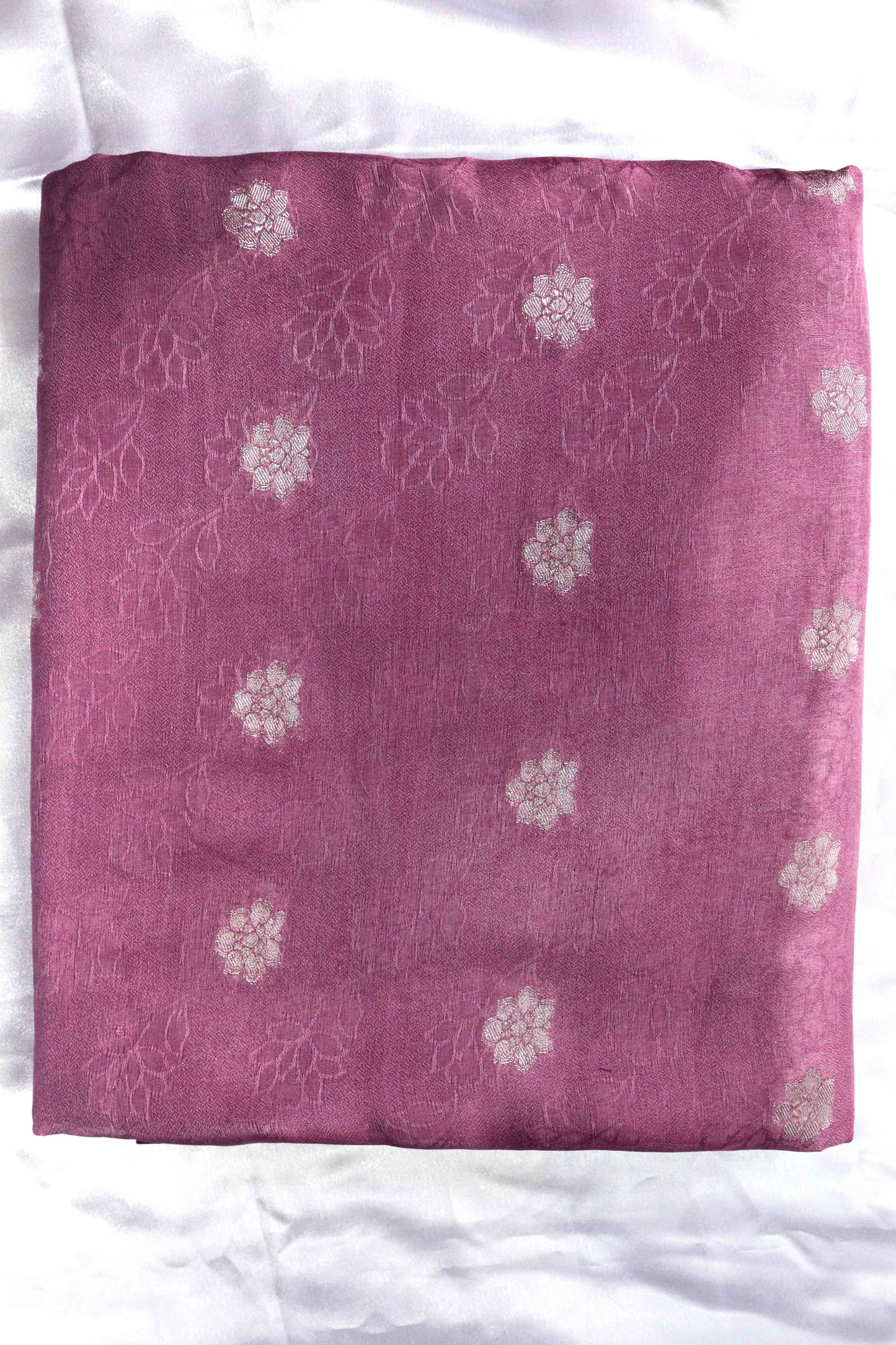 Pink Designer Silk Saree – Double Border with Pichwai Print