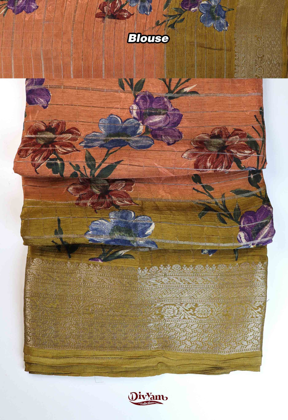 DC282 | Dual-Shade Pastel Crepe Silk Saree with Zari Lines