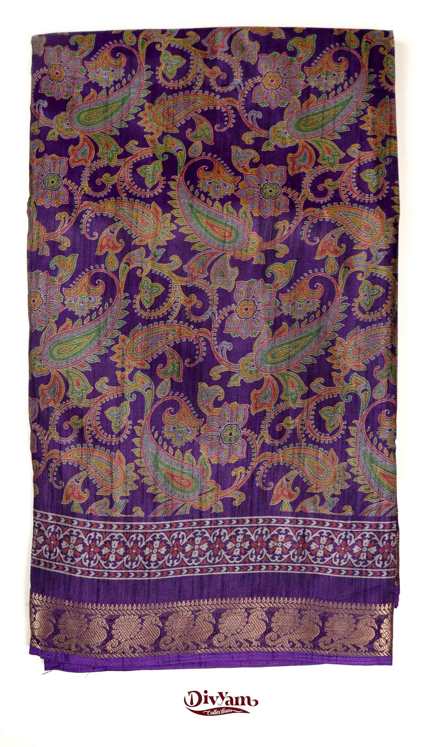 DC157 | Statement Saree in Maheshwari Silk | Mango Kalamkari Art with Narayanpet Zari Border