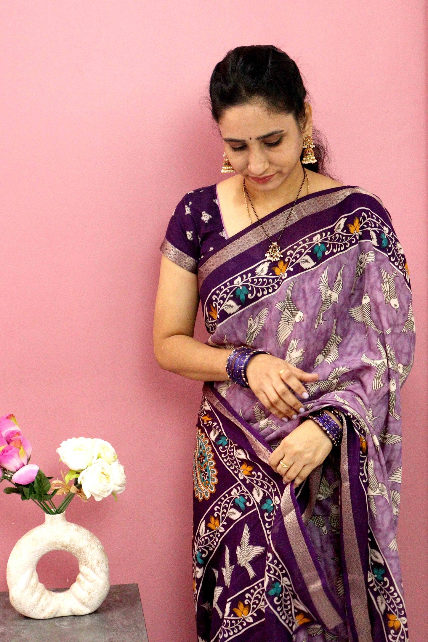 Purple with Dark Purple