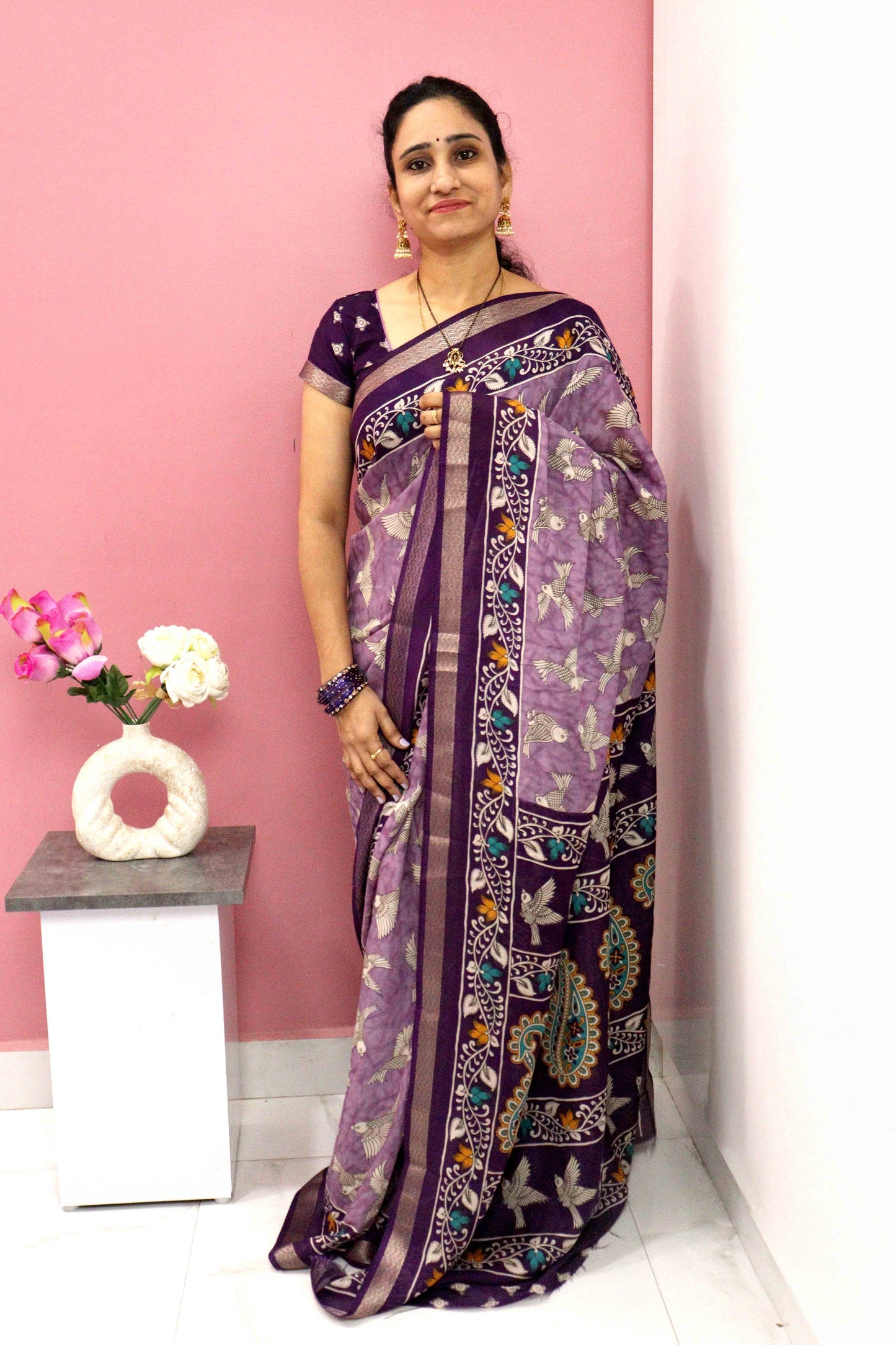 Purple with Dark Purple