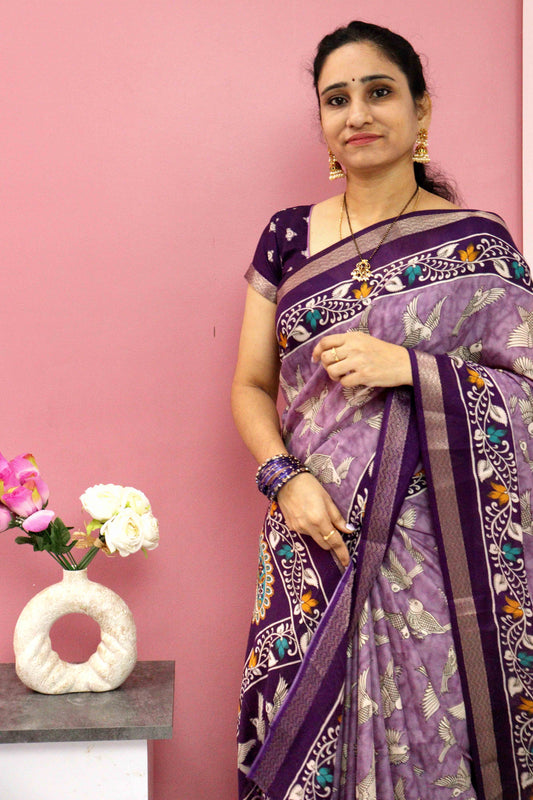 Purple with Dark Purple