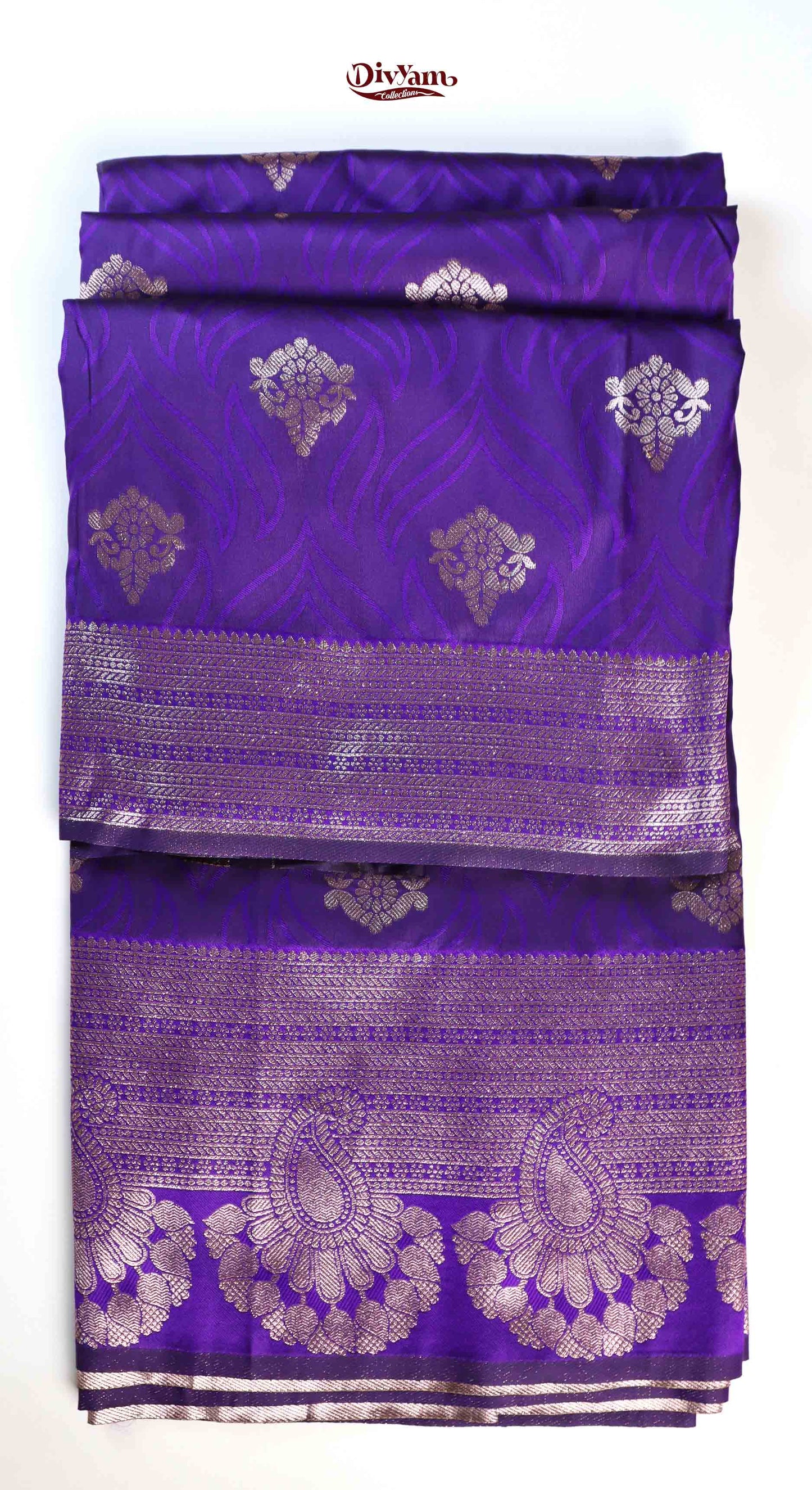 DC241 | Banarasi Pattu Soft Silk Saree with Silver Zari Weaving | Premium Ethnic Wear