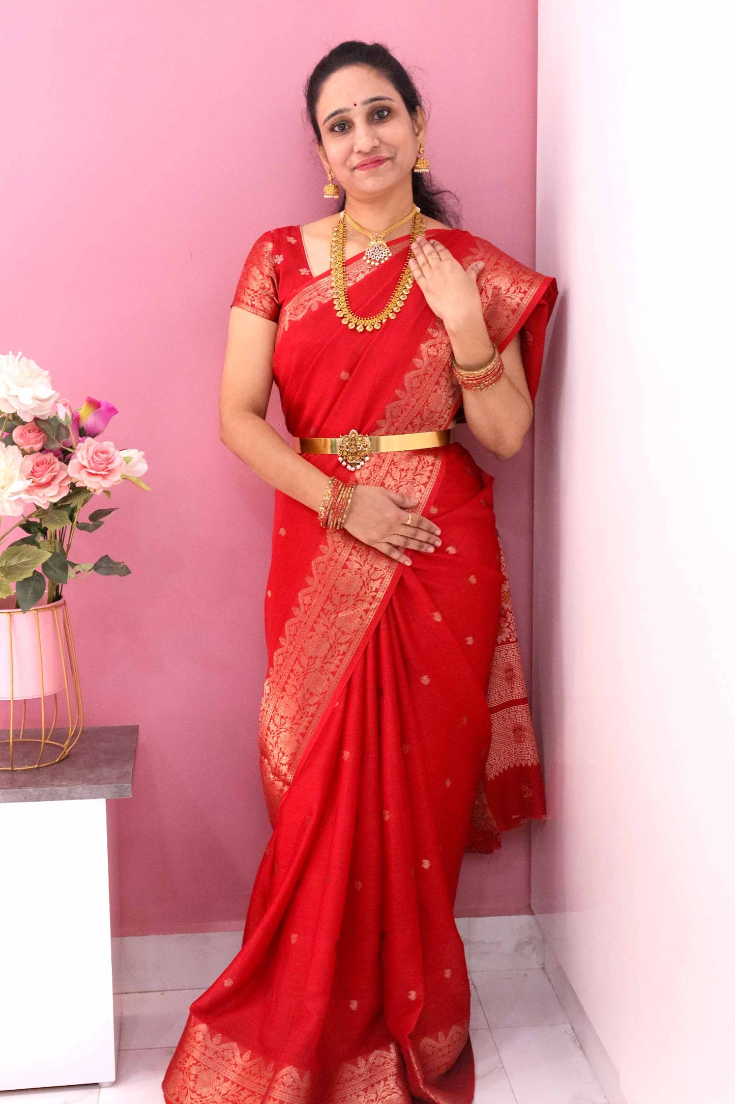 DC75 | Crepe Soft Silk Saree – Lightweight Premium Drape with Running Blouse | Multiple Colours