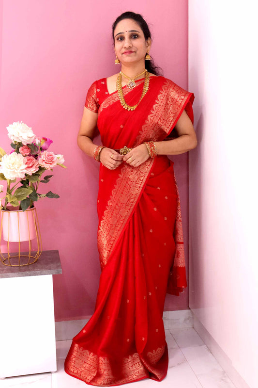 DC75 | Crepe Soft Silk Saree – Lightweight Premium Drape with Running Blouse | Multiple Colours