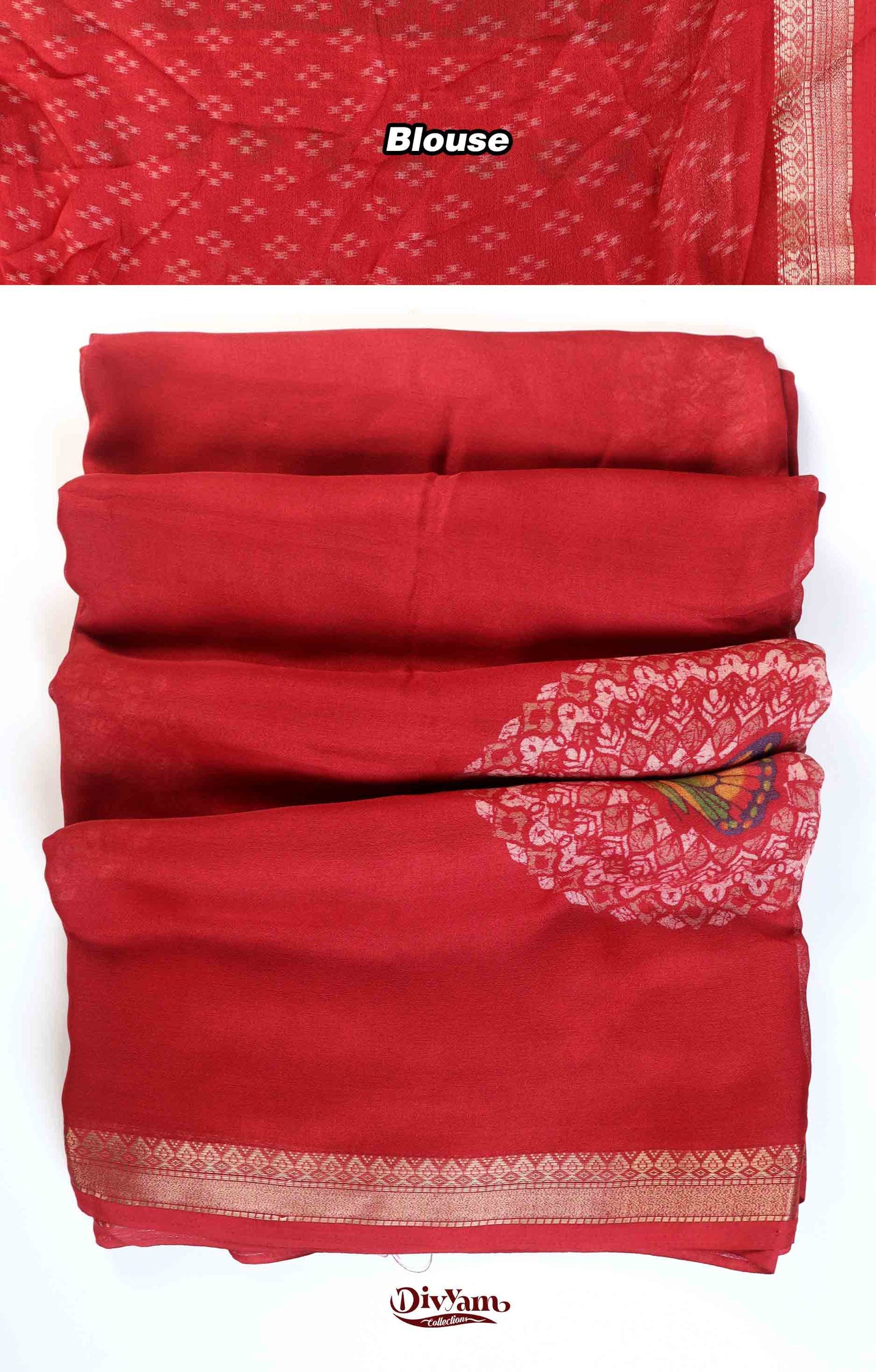 DC258 | Premium Soft Viscose Georgette Saree | Elegant Party Wear