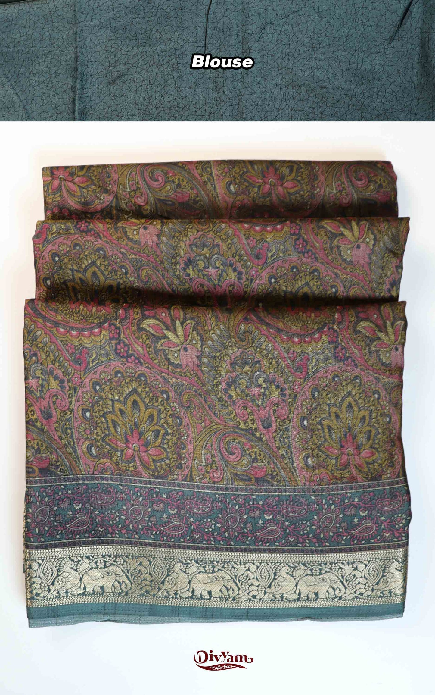 DC214 | Jamewar Tanchoi design Maheshwari Silk Saree with Pichwai Border