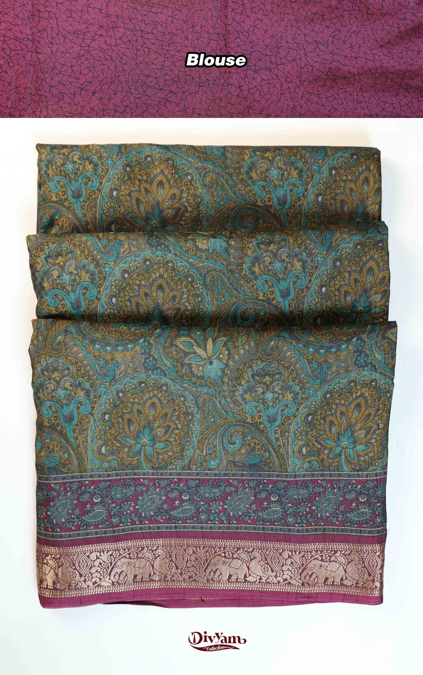 DC214 | Jamewar Tanchoi design Maheshwari Silk Saree with Pichwai Border