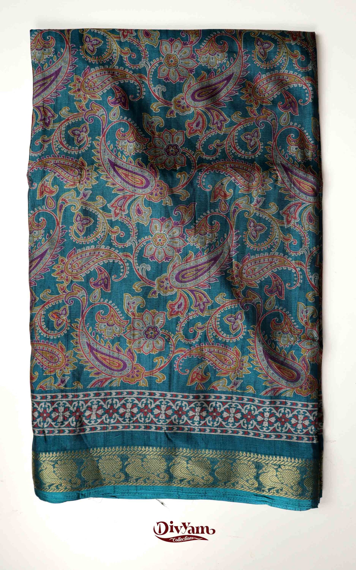 DC157 | Statement Saree in Maheshwari Silk | Mango Kalamkari Art with Narayanpet Zari Border