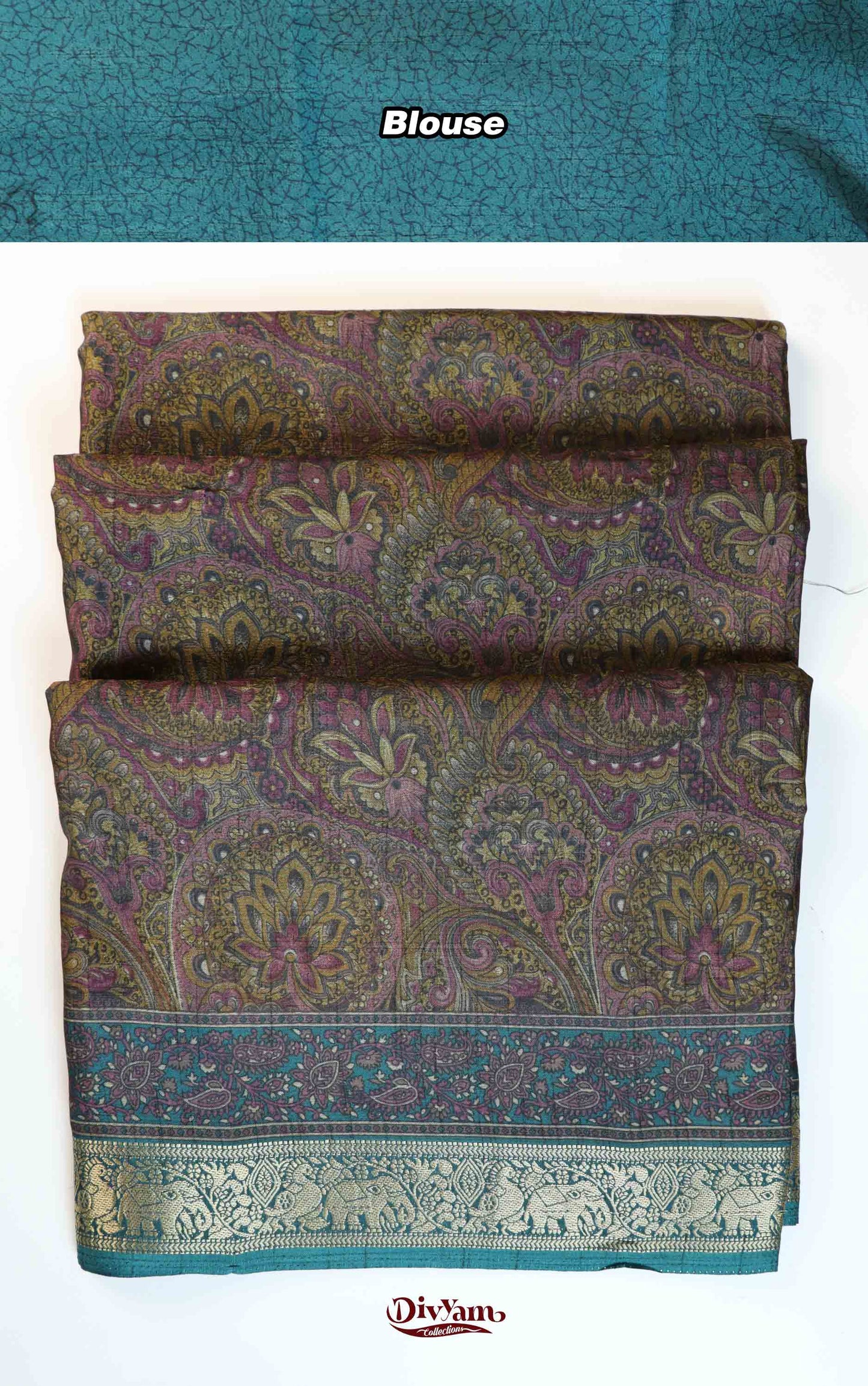 DC214 | Jamewar Tanchoi design Maheshwari Silk Saree with Pichwai Border