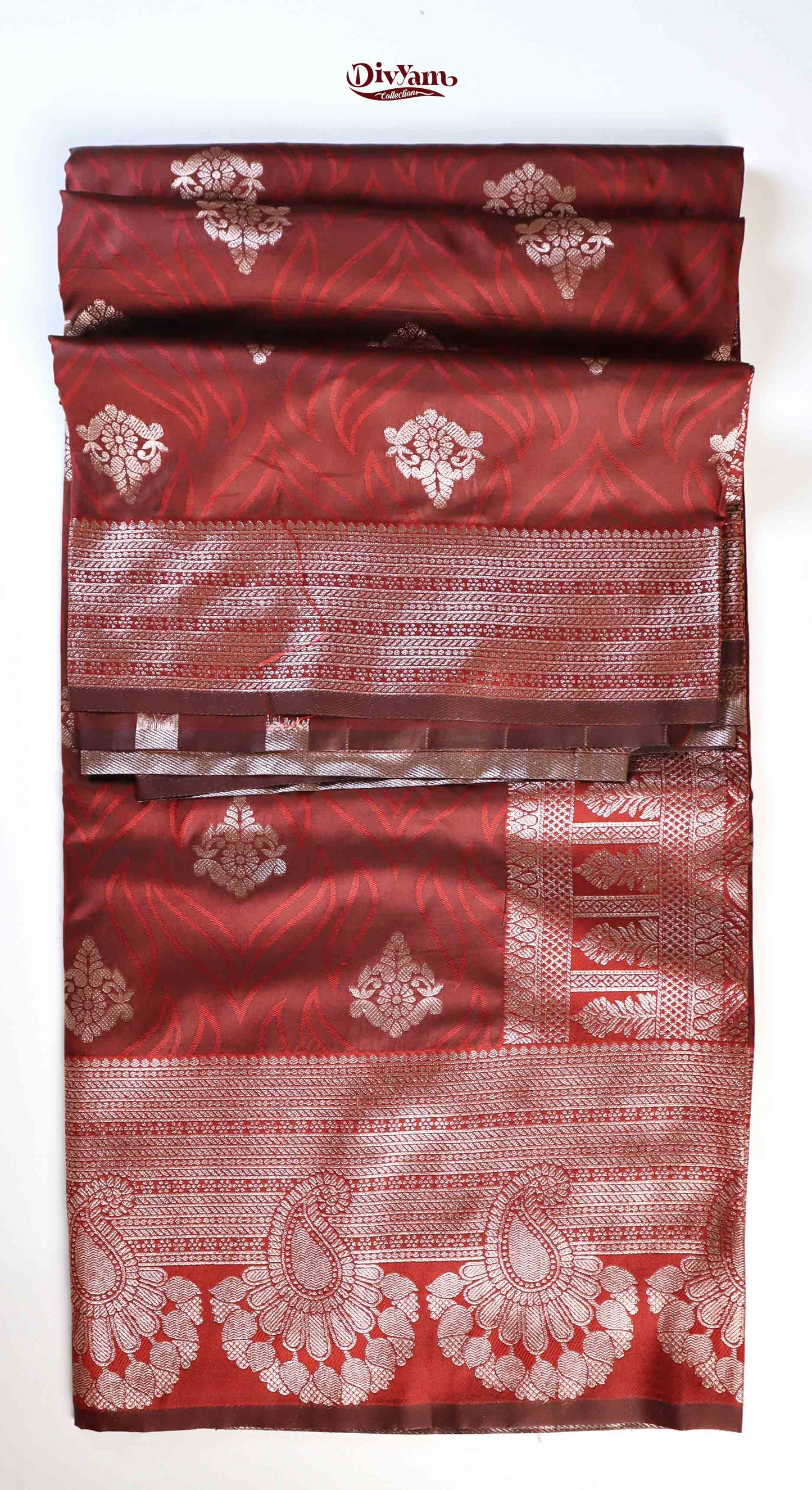 DC241 | Banarasi Pattu Soft Silk Saree with Silver Zari Weaving | Premium Ethnic Wear